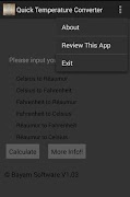 Quick Temperature Converter screenshot 1