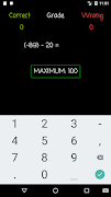 Subtraction Practice: Negative screenshot 1