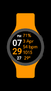 Five Big Text Watch Face screenshot 5