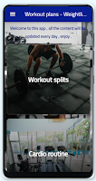 Workout plans Ekran Görüntüsü 5