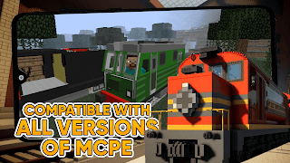 Mod de Trem para Minecraft PE imagem de tela 3