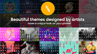 لوحة المفاتيح Fleksy emoji app تصوير الشاشة 4