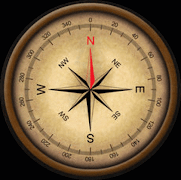 Floating Compass poster