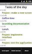 Daily activity report Screenshot 1