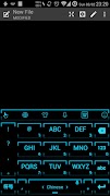 Keyboard Theme Neon 2 Cyan capture d'écran 4