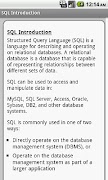 1 Schermata SQL Pro Quick Guide