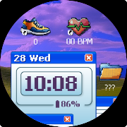 برنامه‌نما Simple XP Watch Face عکس از صفحه