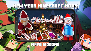 Poster Mod di Minecraft di Buon Anno