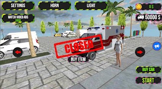 Emergency Ambulance Simulator captura de pantalla 1