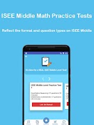 ISEE Middle Level Math Test &  स्क्रीनशॉट 1