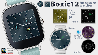 Minimal Bubble Watchface Pack7 imagem de tela 5