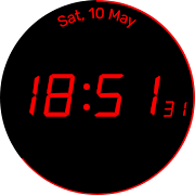 Eclipse 7-Segment Watch Face اسکرین شاٹ 4