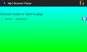 Mp3 Browser Player ภาพหน้าจอ 1