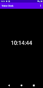 Voice Clock screenshot 1