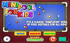 Mini Pool for Kids screenshot 1