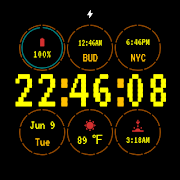 برنامه‌نما VFD Watch Face عکس از صفحه