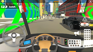 Racing in Bus screenshot 2