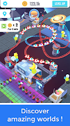 Idle Roller Coaster اسکرین شاٹ 2