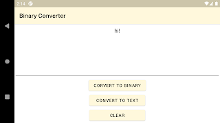 Binary Converter captura de pantalla 5
