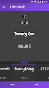 Edit Clock स्क्रीनशॉट 1
