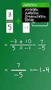 برنامه‌نما Fraction Calculator / Solver عکس از صفحه