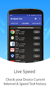4G Speed Test & Meter screenshot 1