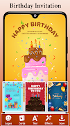 برنامه‌نما Invitation Card Maker & Design عکس از صفحه