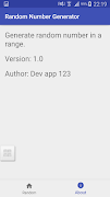 Random Number captura de pantalla 1