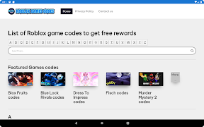 Roblox games codes capture d'écran 6