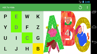 برنامه‌نما A game in ABC for kids عکس از صفحه