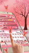 Tema Keyboard Pinkspring imagem de tela 2