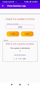 Prime Number App : check, comp screenshot 1