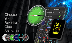 برنامه‌نما Digital Clock Lock Screen App عکس از صفحه