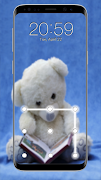 برنامه‌نما Teddy Bear Pattern Lock Screen عکس از صفحه