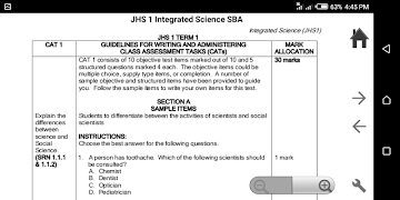 GES JHS Syllabus + SBA 截图 7