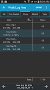 Work Log Pro ภาพหน้าจอ 3