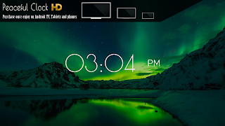 برنامهنما Peaceful Clock HD عکس از صفحه