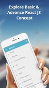 برنامه‌نما Learn React JS - React JS Tuto عکس از صفحه