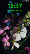 Flowers Pattern Lock Screen screenshot 6