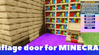 Camuflage Door Mod Minecraft imagem de tela 3
