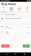 Busy Notes screenshot 1