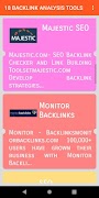 18 BACKLINK ANALYSIS TOOLS - BACKLINK APP ảnh chụp màn hình 7