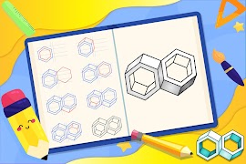 Learn How to Draw 3D Shapes capture d'écran 3