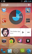 Holo Clock Widget screenshot 2