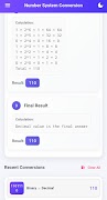Number System Converter Ekran Görüntüsü 3