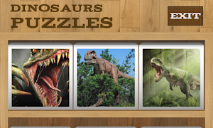 Dinossauros Puzzles imagem de tela 1