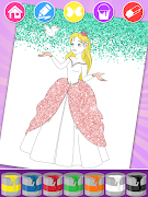 برنامه‌نما Princess Coloring Book & Games عکس از صفحه