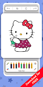 Kitty Coloring Book 截圖 2