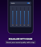 برنامه‌نما Vibe Equalizer & Bass Booster عکس از صفحه