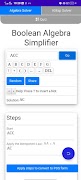 Boolean algebra calculator ảnh chụp màn hình 1
